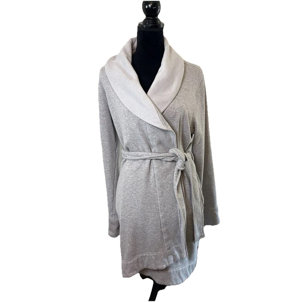 UGG Blanche II Robe • Women’s XL Gray Fleece Lounge Robe